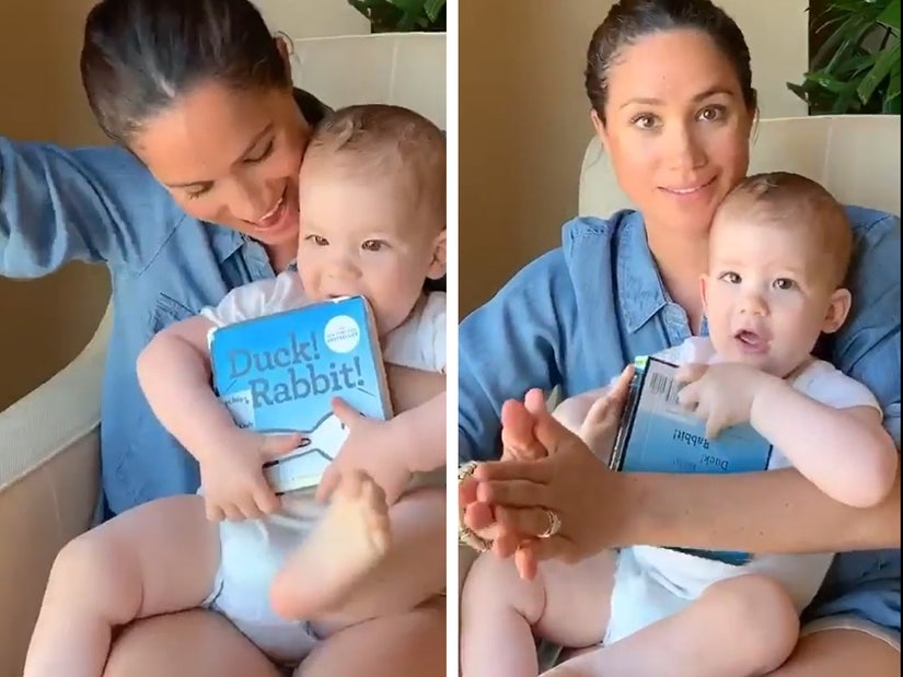 Watch Meghan Markle Read To Baby Archie On His First Birthday