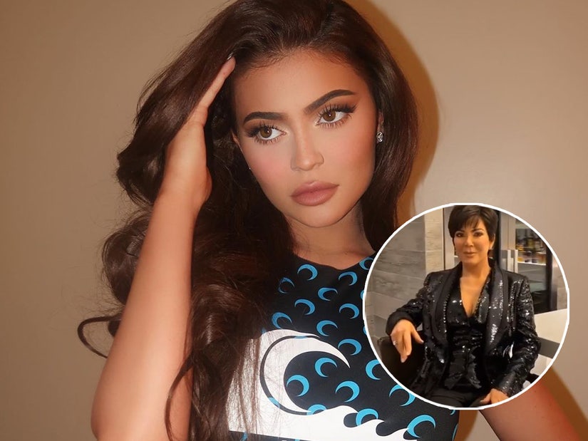 Kylie Jenner Keeps Kris Jenner's Wax Figure in Her Home