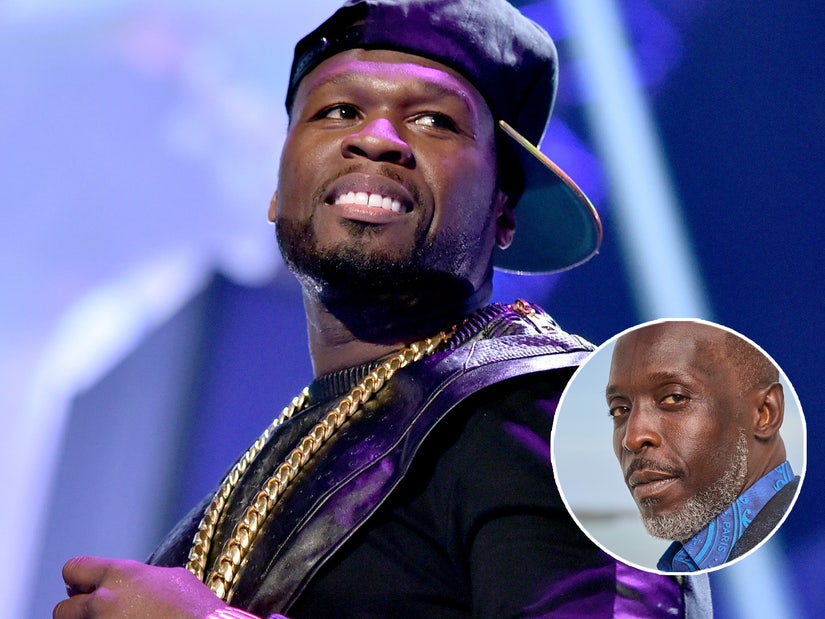 50 Cent Under Fire for Michael K Williams Posts After Actor's Death