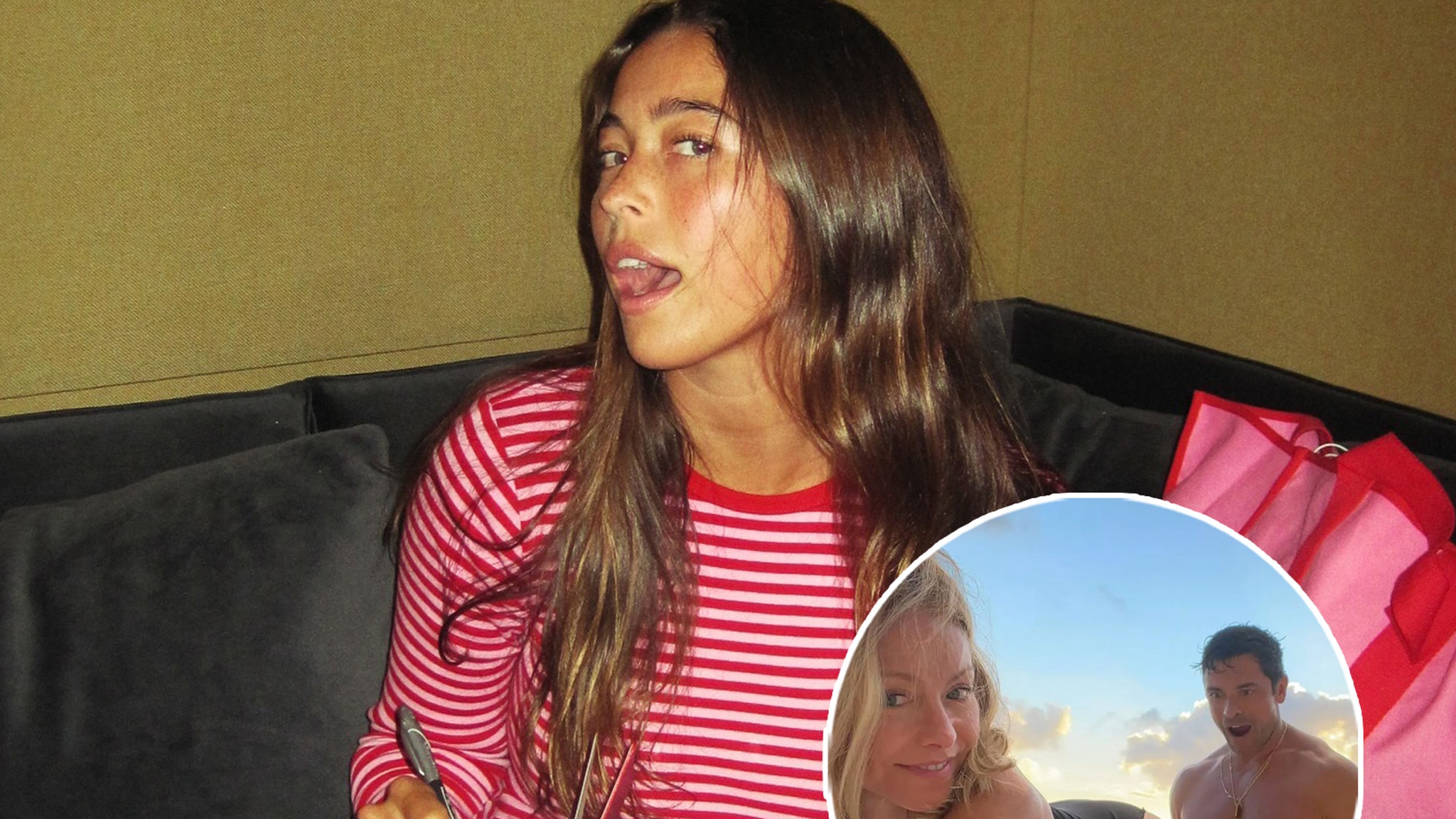 Kelly Ripa's Daughter Lola Consuelos Jokes She's Going to 'Recreate' Parents' Viral PDA Swimsuit Pic