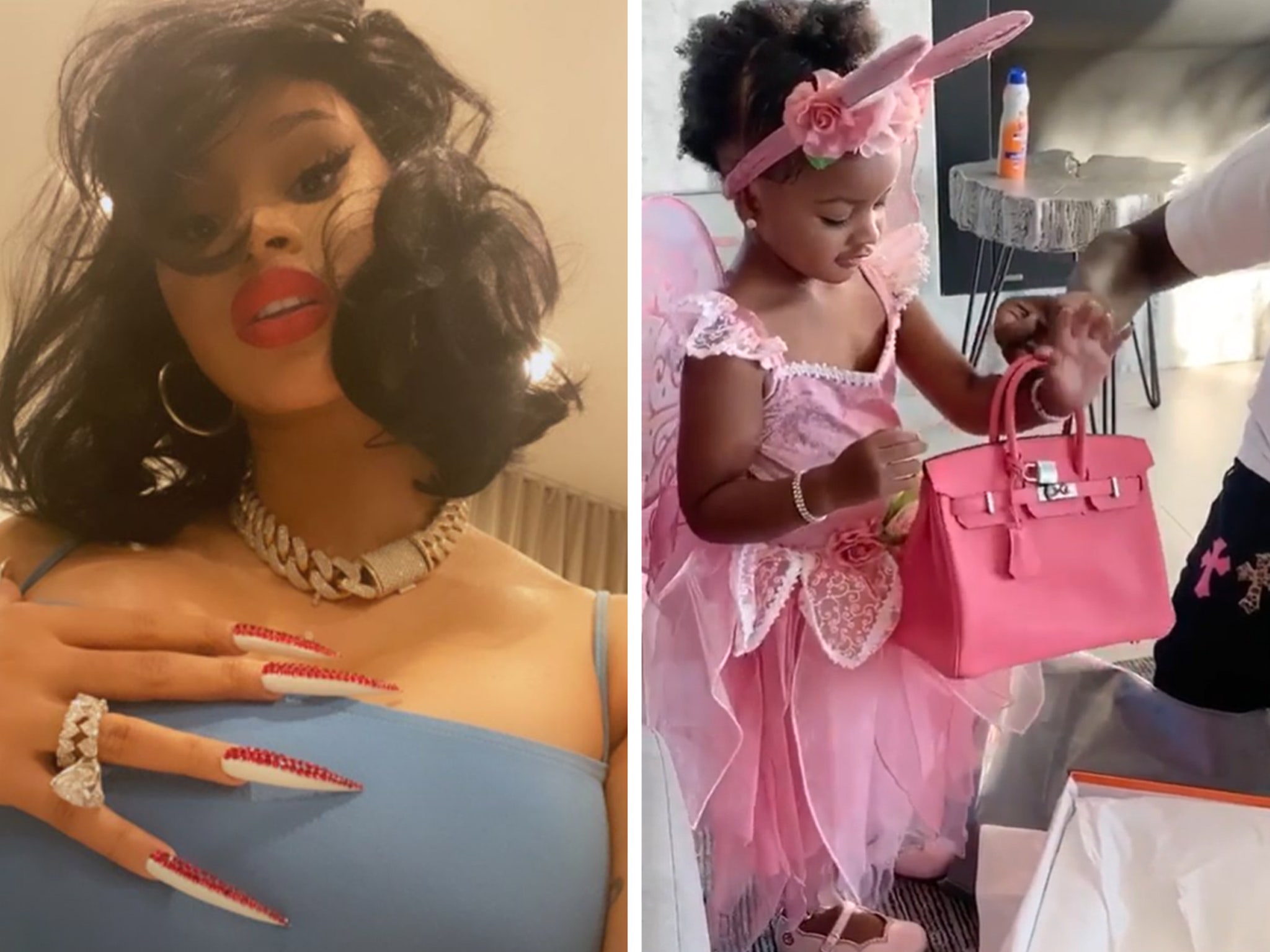 Cardi B And Offset gifts daughter Birkin bag worth Gh200k for her