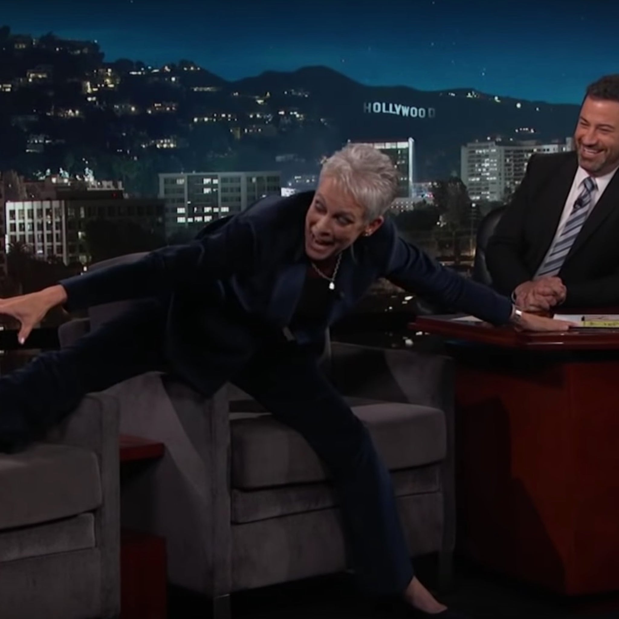 Jamie Lee Curtis Tells Jimmy Kimmel Her Son Does Not Like Him