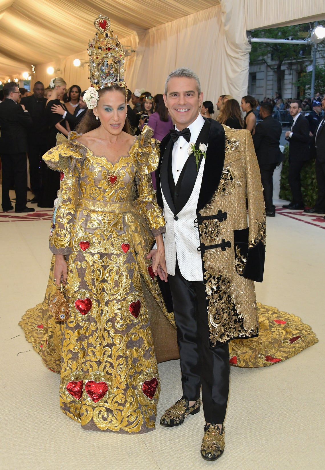 Sarah Jessica Parker and Andy Cohen