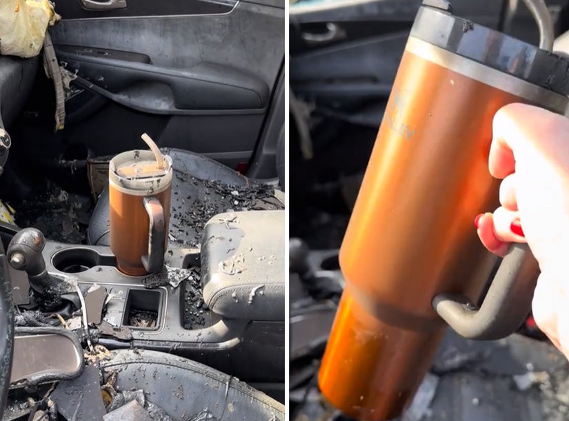 Woman Goes Viral After Stanley Cup Survived Car Fire, Company Offers
to Replace Her Vehicle