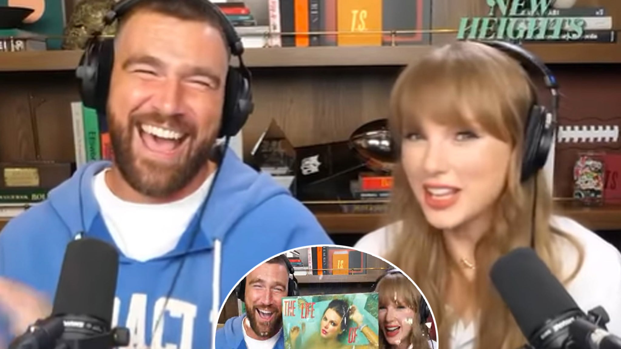 Everything Taylor Swift Revealed About New Album, The Life of a Showgirl, on Travis Kelce Podcast