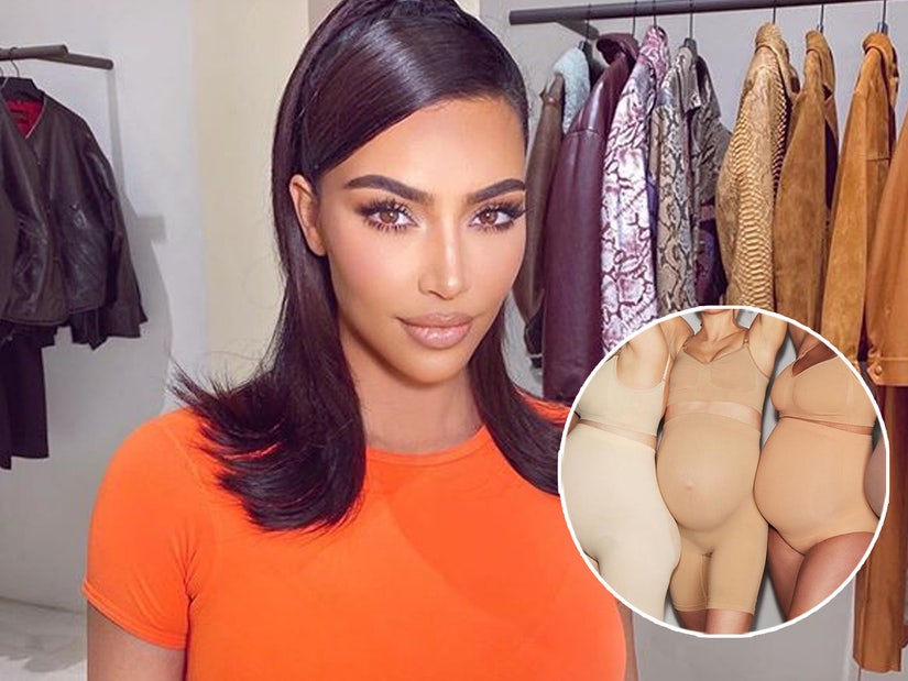 Kim Kardashian Defends New Maternity Skims Line After Backlash