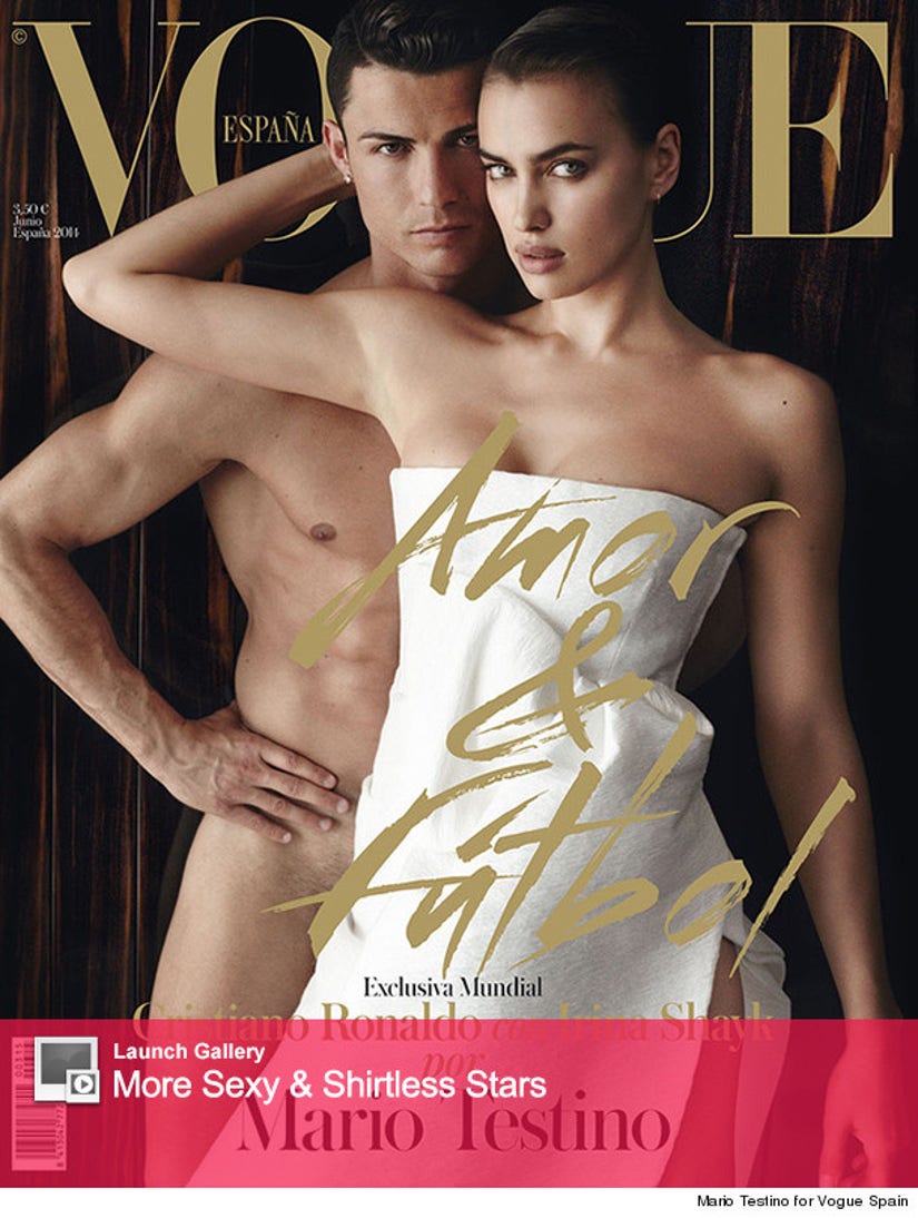 Cristiano Ronaldo Poses Naked With Irina Shayk For Vogue Spain