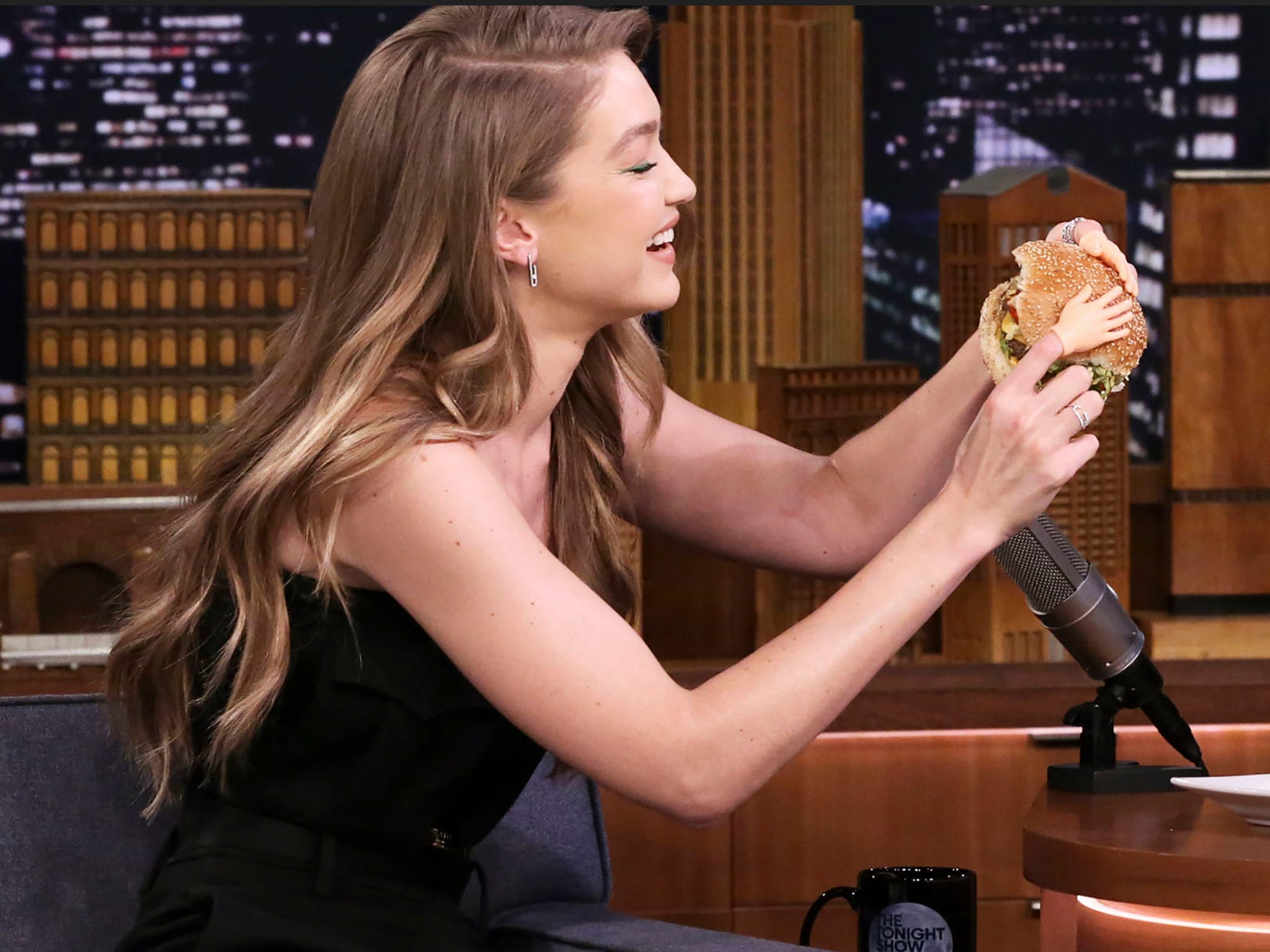 Gigi Hadid and Jimmy Fallon Talk Escape Rooms, Volleyball and Eat
