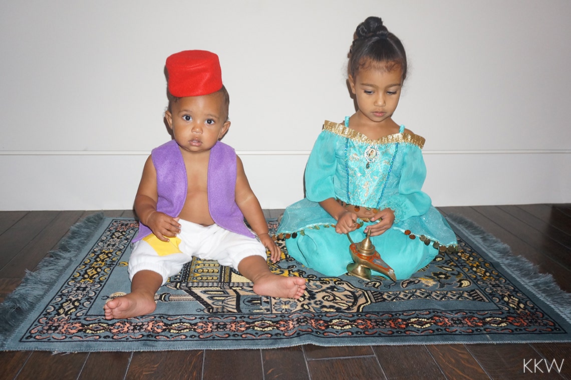 In Kim Kardashian's first new social media appearance since the robbery, Rob Kardashian shares a photo of his sister and North West celebrating Halloween Though taken in October, they were just posted on November 11, 2016.