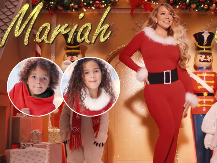 Mariah Carey S All I Want For Christmas Is You Video With Her Kids