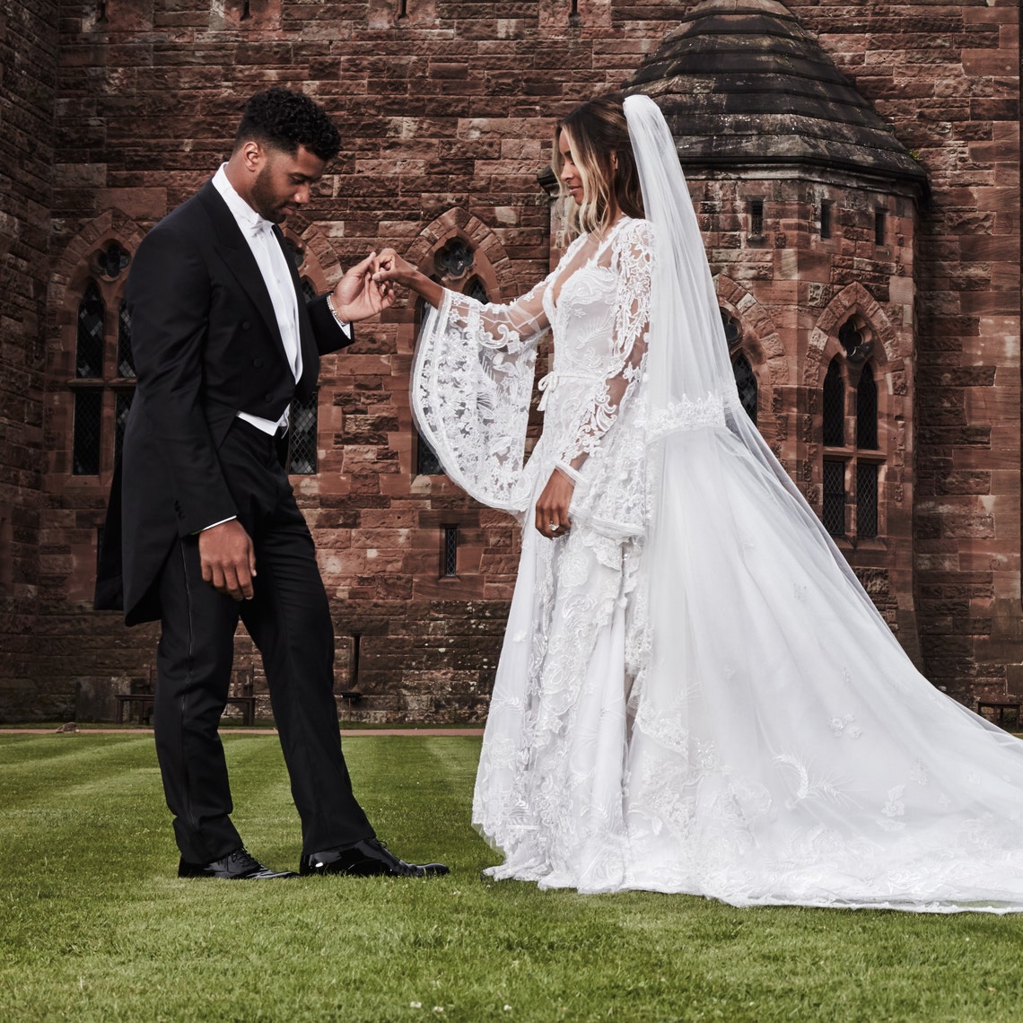 Ciara's Wedding Dress: See the Roberto Cavalli gown | Marie Claire UK