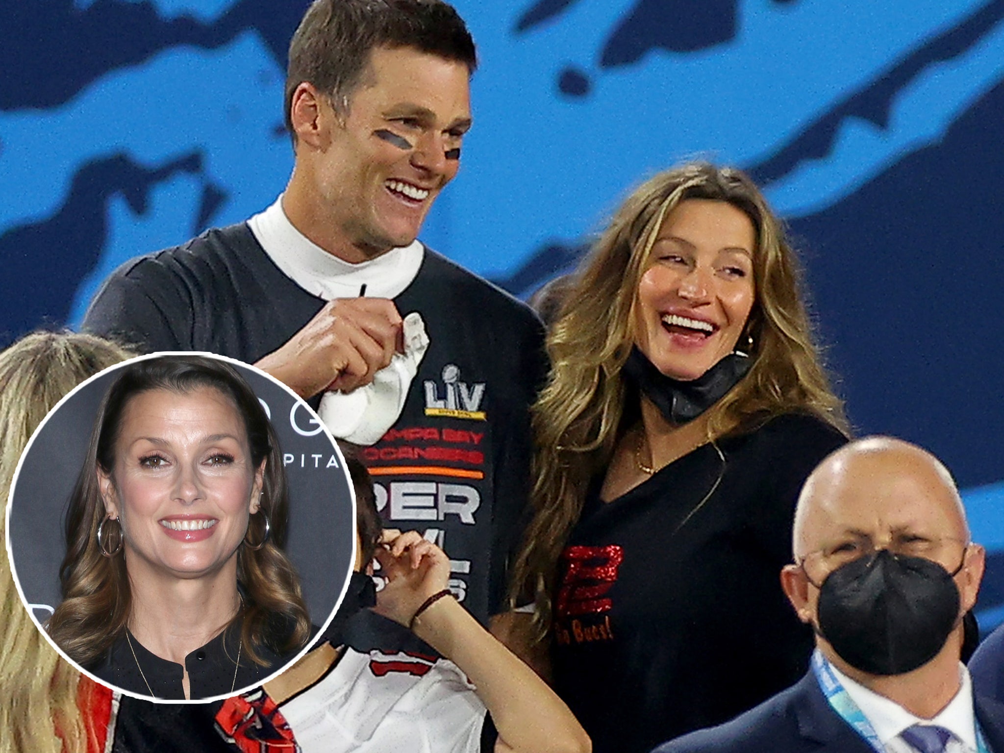 Tom Brady and Gisele Bundchen Celebrate Super Bowl Win