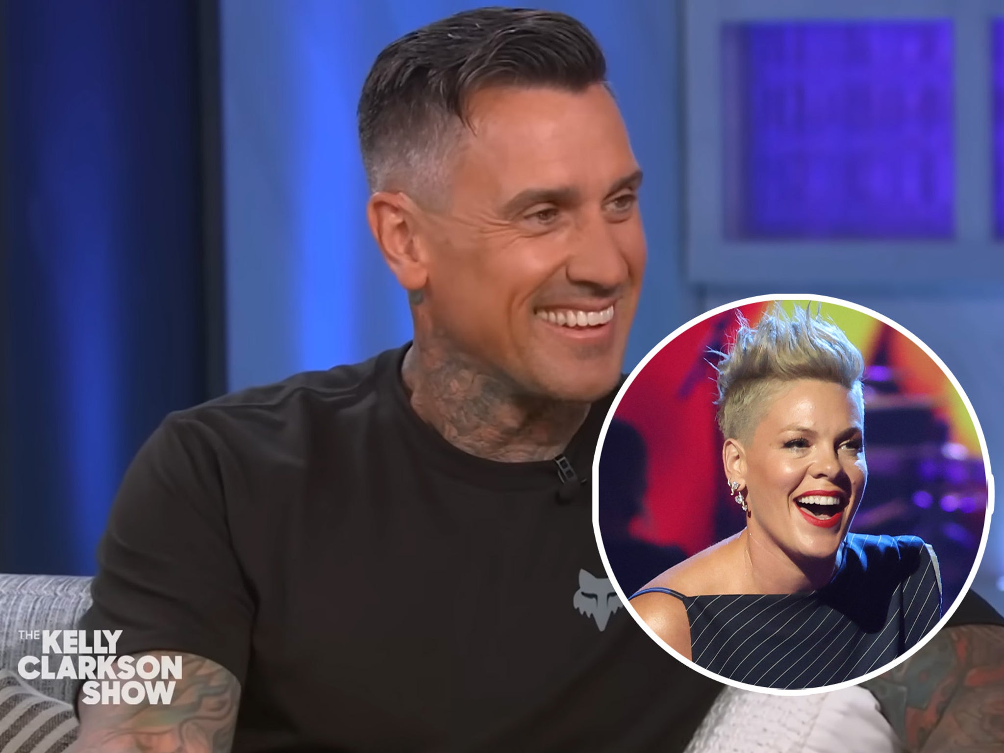 Carey Hart Reacts to Pink Writing About Their Hard Days