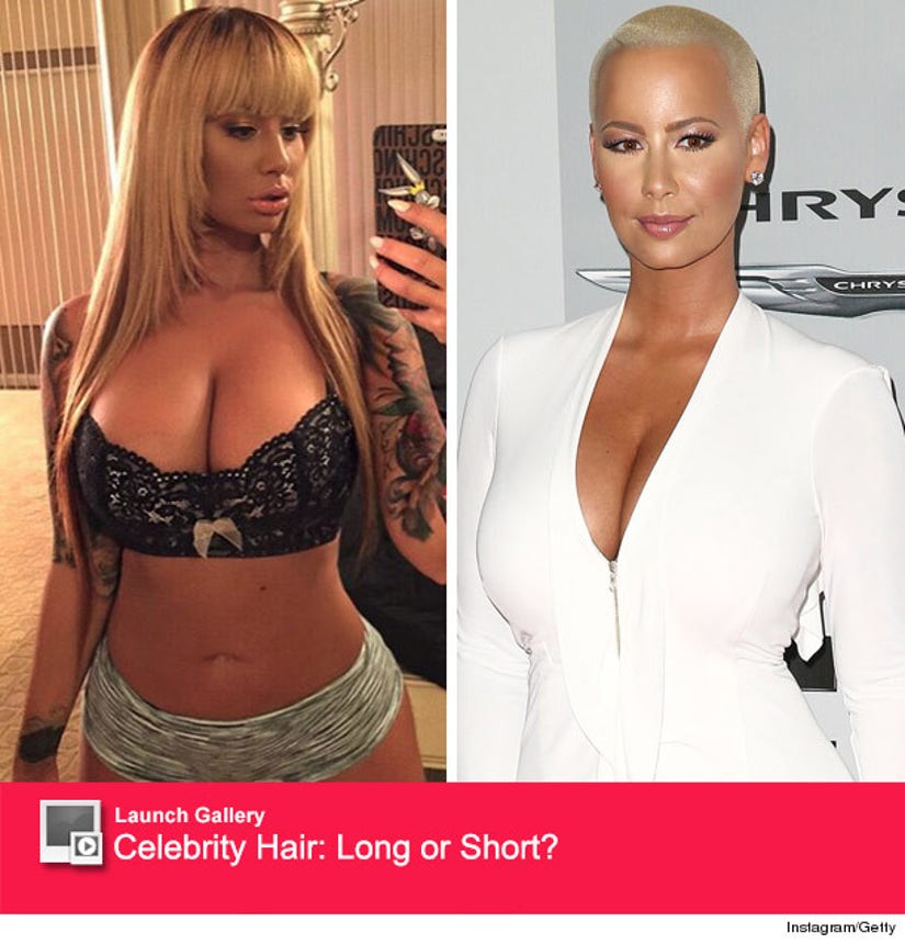 Amber Rose Is Nearly Unrecognizable With Long Hair -- See Her  Transformation!