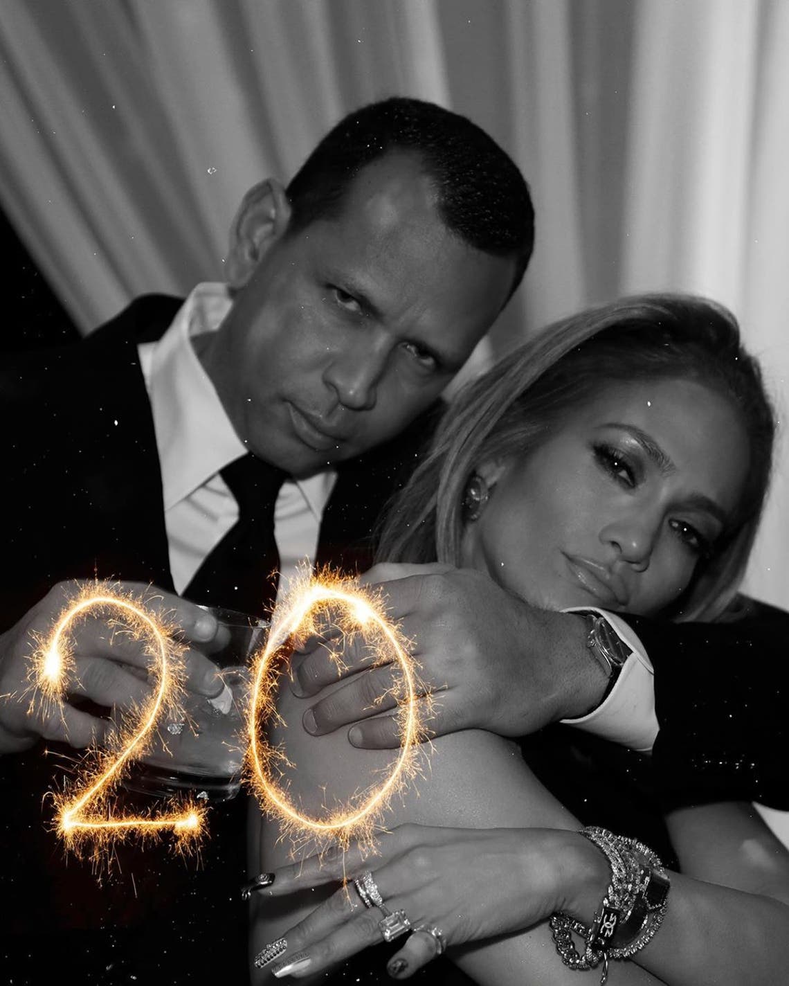 "New Year’s Eve 2020! ✨🍾❤️" Alex Rodriguez
