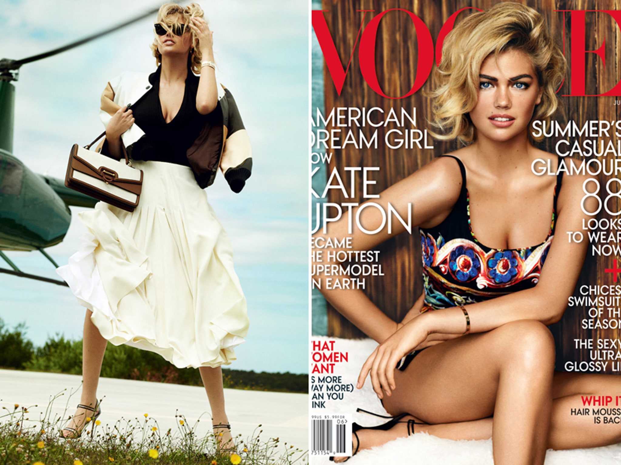 KATE UPTON VOGUE FASHION MAGAZINE JUNE 2013