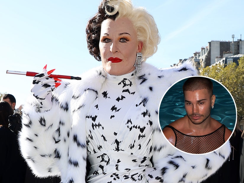 Drag Queen Alexis Stone Nails Glenn Close Cruella De Vil Transformation for  Paris Fashion Week