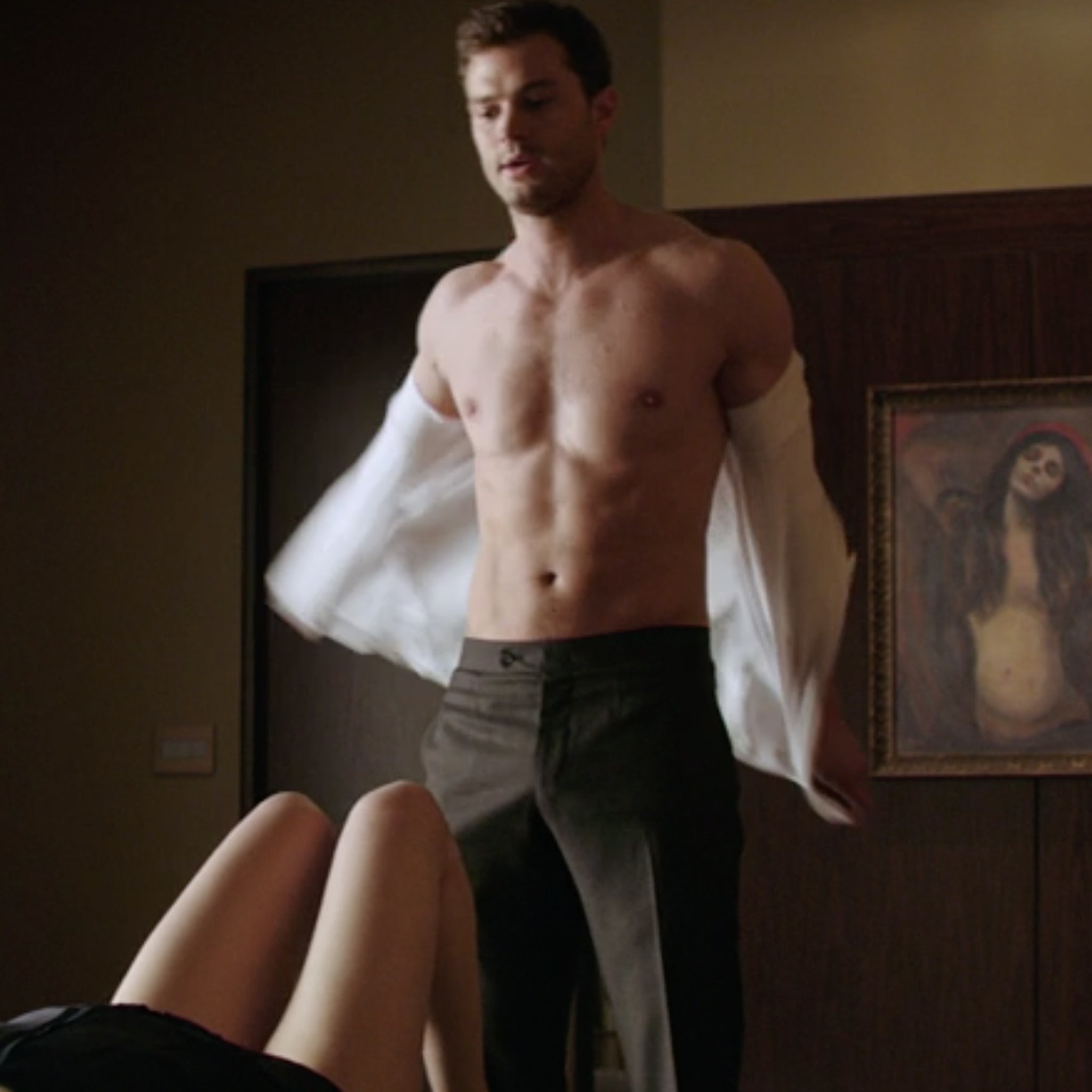 Jamie Dornans Buff Bod Is Internets Gift Today From Fifty Shades  Director - Youre Welcome (Exclusive Video)