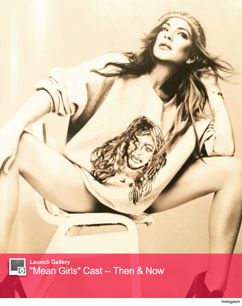 Lindsay Lohan Shares Sexy Instagram Pic, Poses With Legs Wide Open!