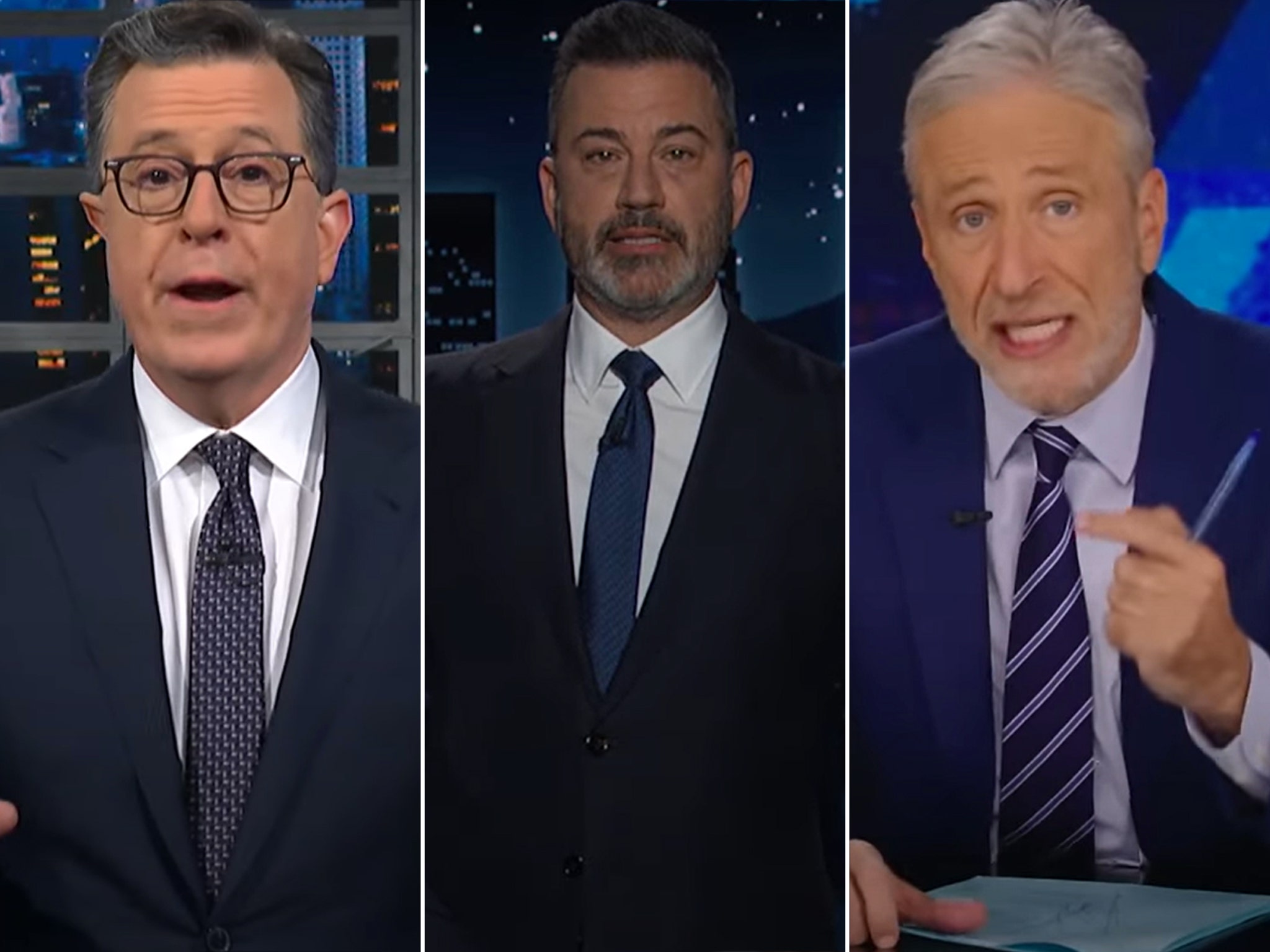 Late-Night Hosts Get Emotional Over LA Fires, Furious at 'Psychotic'  Republican Response