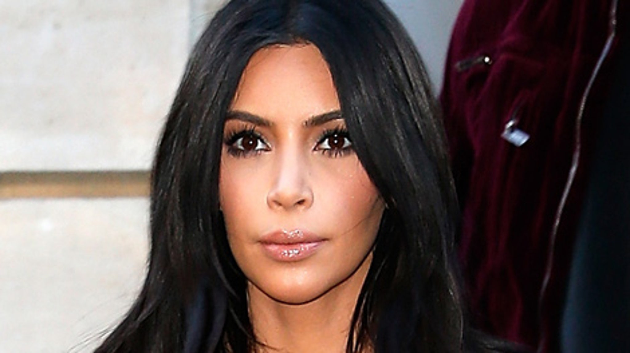 Kim Kardashian Flaunts Crazy Cleavage Before Going Makeup Free See