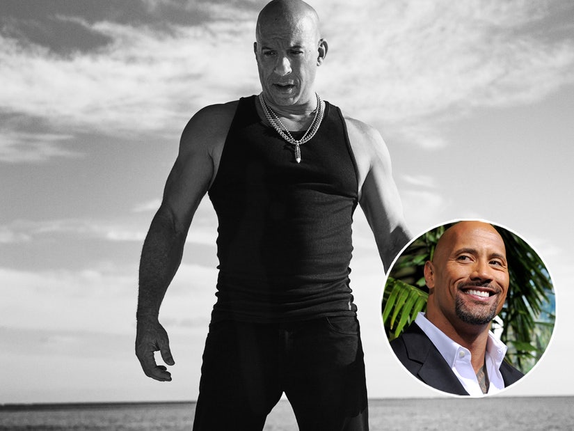 The Rock Reacts After Vin Diesel Says He Needed 'Tough Love' for Fast ...
