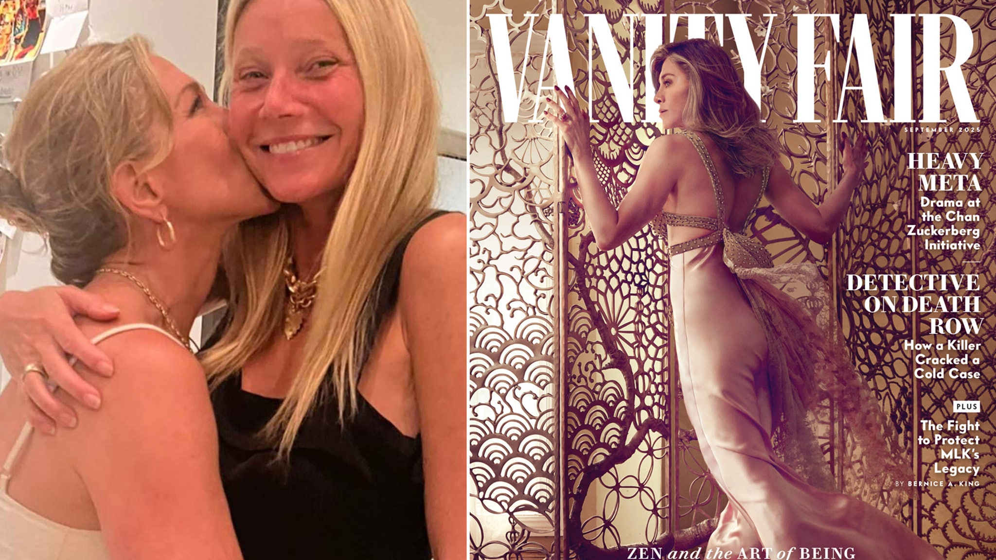 Jennifer Aniston Says 'Of Course' She and Gwyneth Paltrow Gossip About Shared Ex Brad Pitt