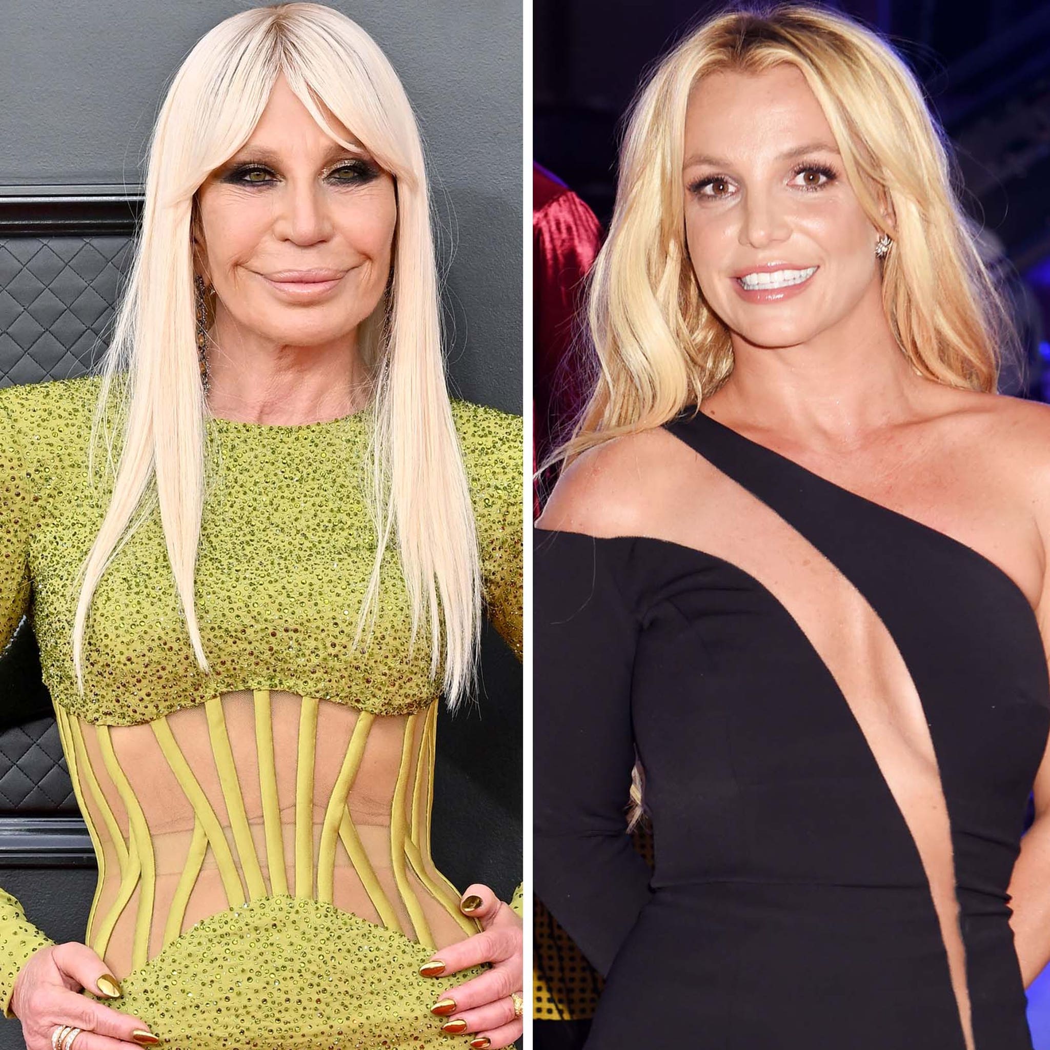 Donatella Versace dá detalhes sobre seu encontro com Britney Spears