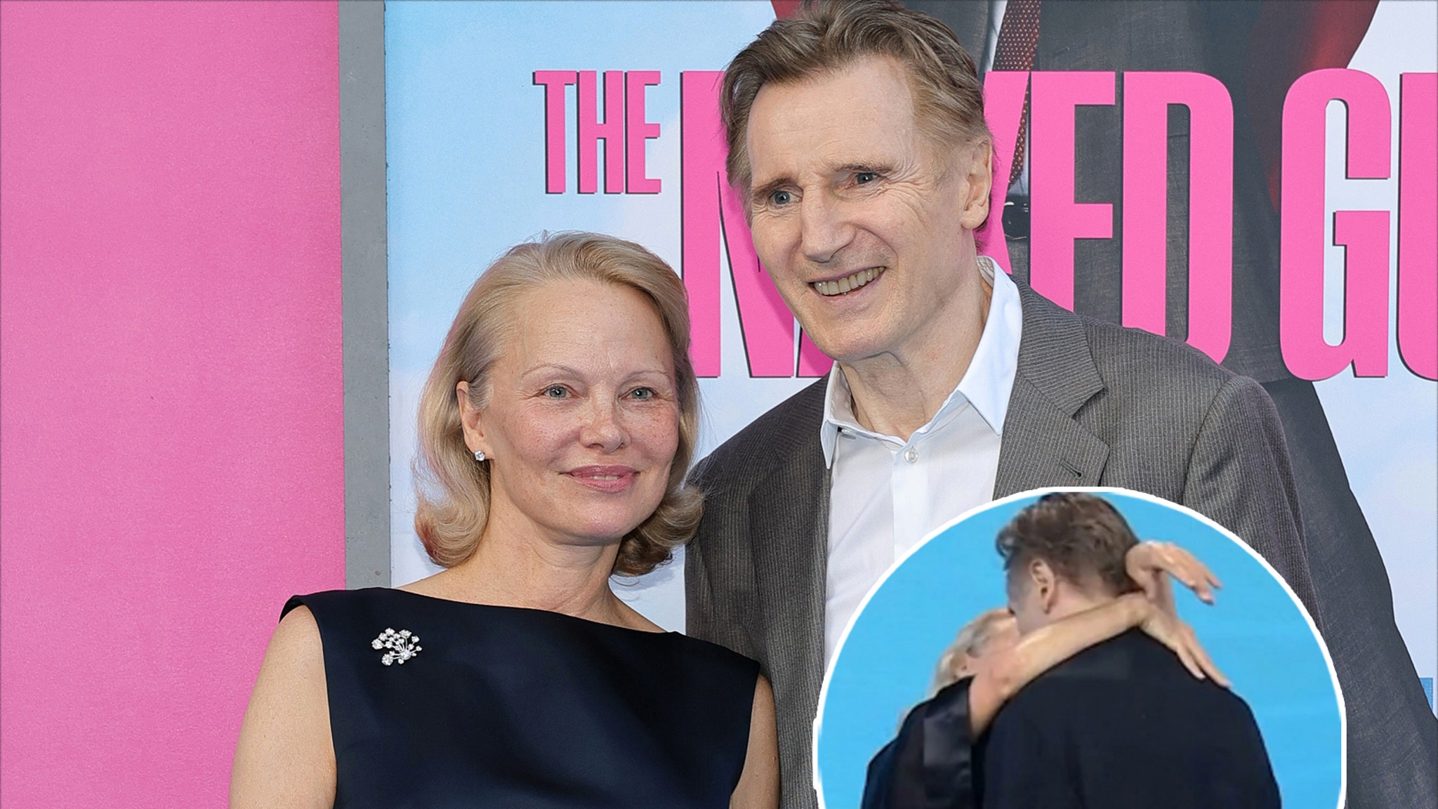 Pamela Anderson & Liam Neeson Caught Making Out at 'Today' Amid Relationship Speculation
