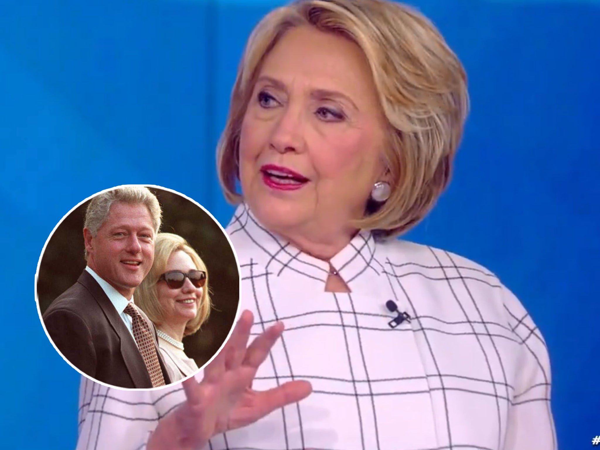 Hillary Clinton says the gutsiest things she's ever done are 'stay