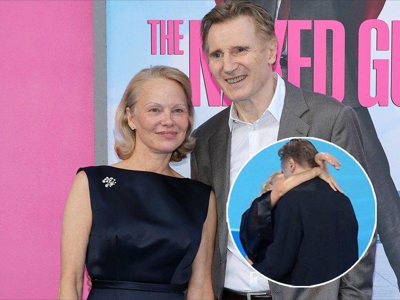 Pamela Anderson & Liam Neeson Caught Making Out at 'Today' Amid Relationship Speculation