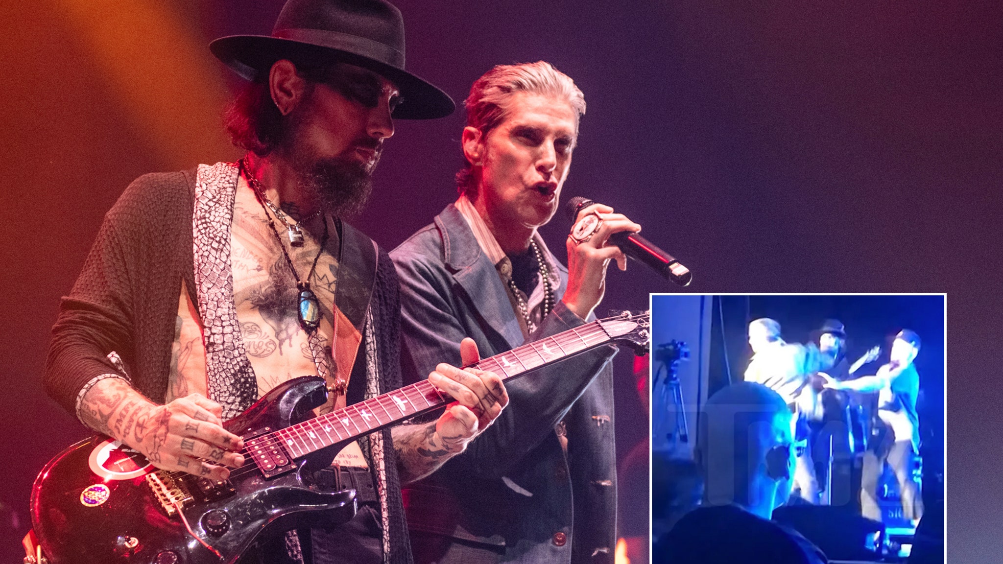 Perry Farrell's Wife 'Astonished' By His 'Physical Outburst' with Dave Navarro, Says He's Seeking Help