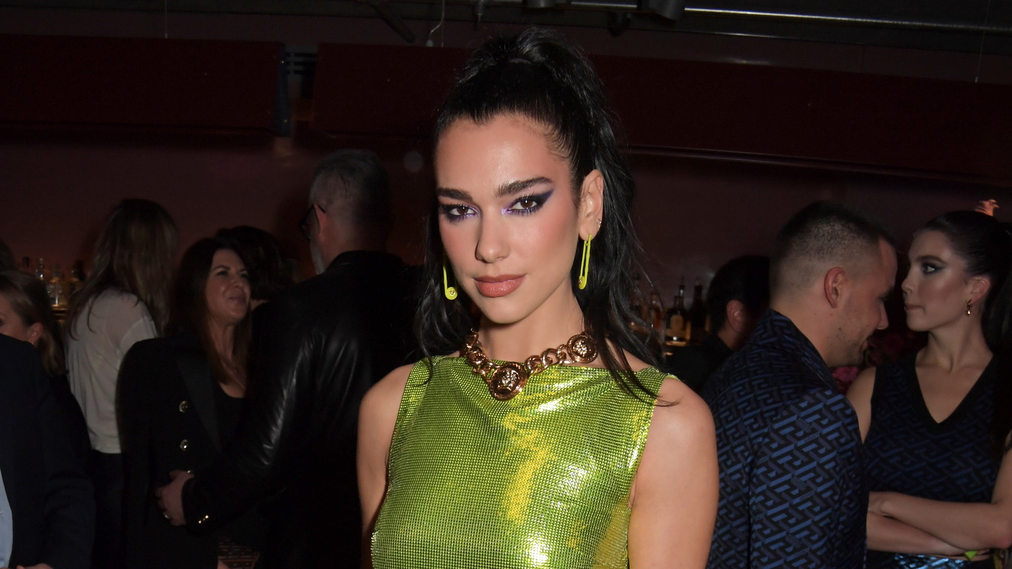 Dua Lipa, Kylie Minogue and More Stun at Versace Party in London