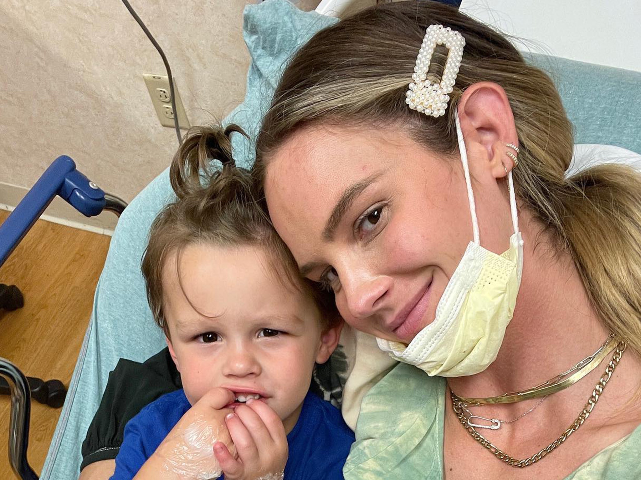 Meghan King Edmonds is proud of son for brain damage therapy progress