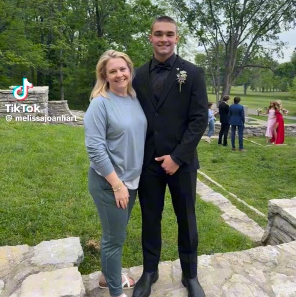 "Prom 2024 is in the books! Mason and his beautiful girlfriend Sabrina (yes that's her name) had a lovely night celebrating the end of an era! #MasondatesSabrina" - Melissa Joan Hart and her son Mason