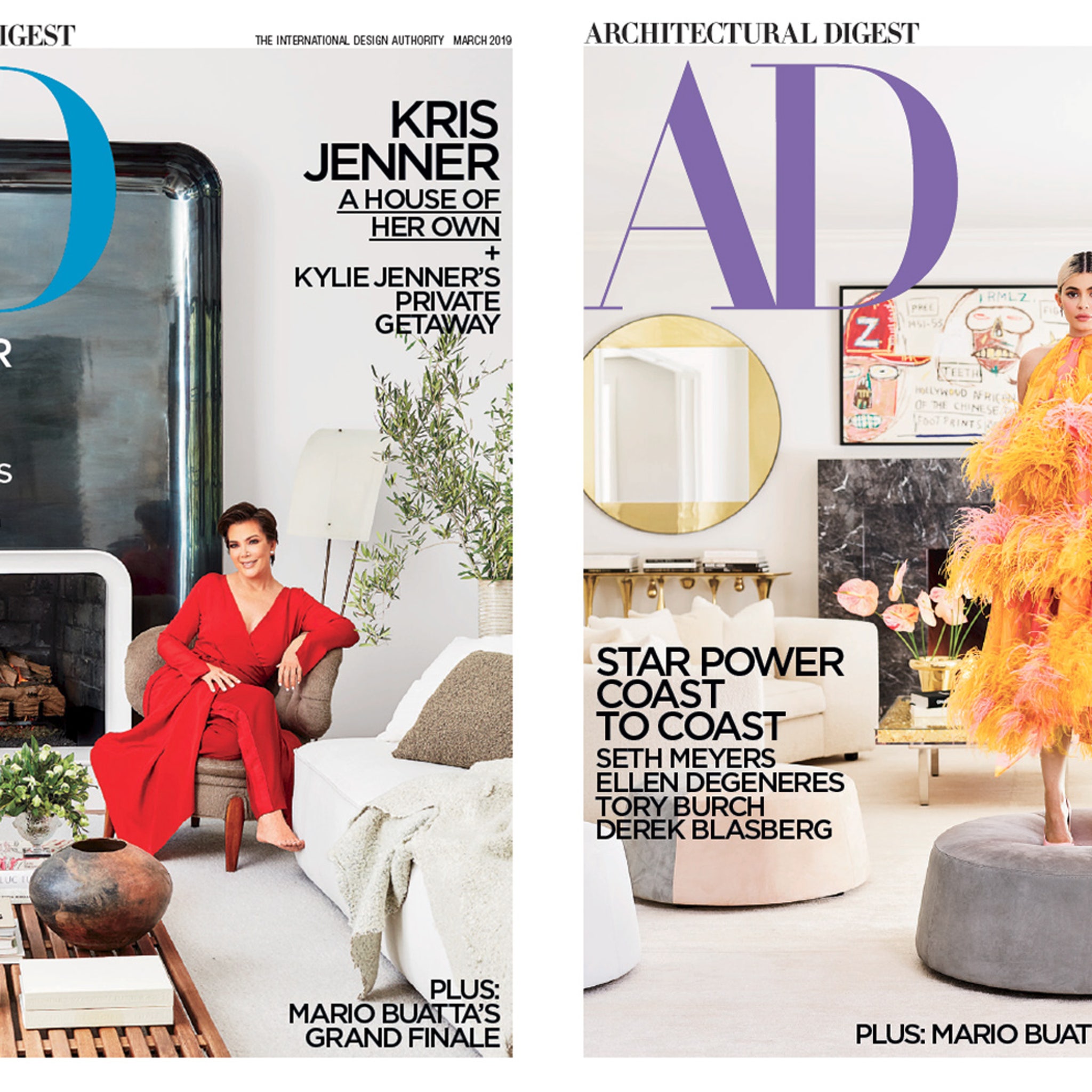 Kylie Jenner, Kris Jenner Show Homes Photos in Architectural Digest