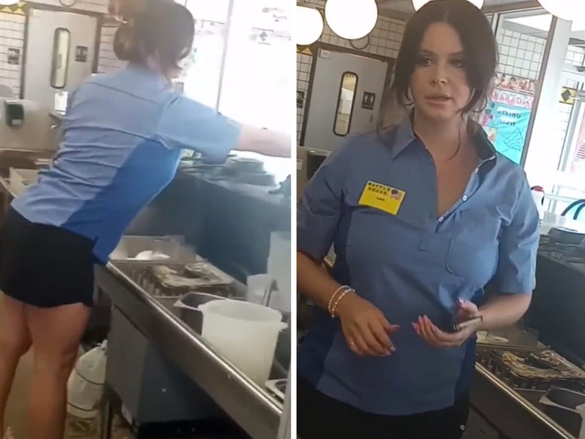 Lana Del Rey spotted serving customers at a Waffle House in Alabama