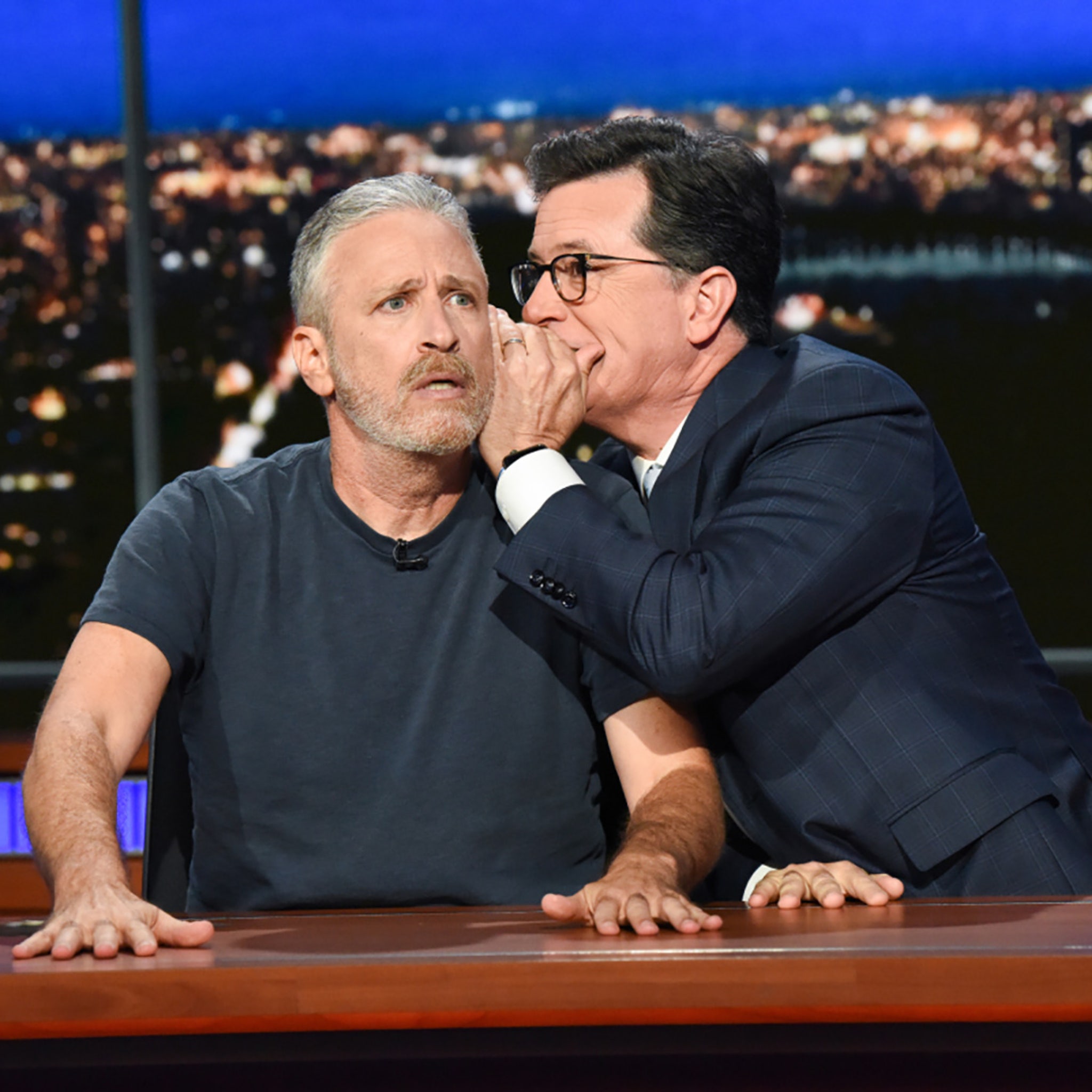 Jon Stewart Takes Over 'The Late Show with Stephen Colbert ...