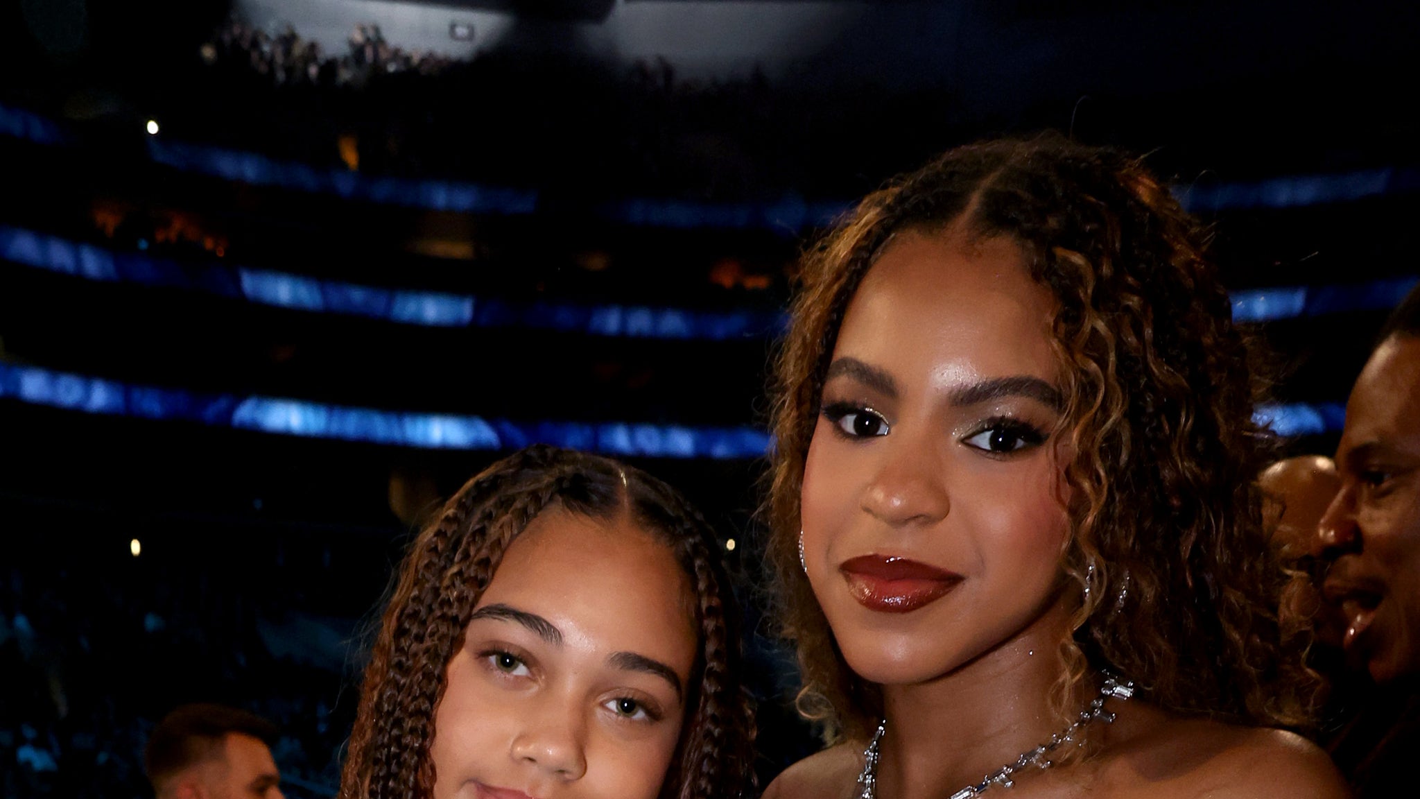 Every Photo of Blue Ivy Chatting Up Top Stars at the Grammys