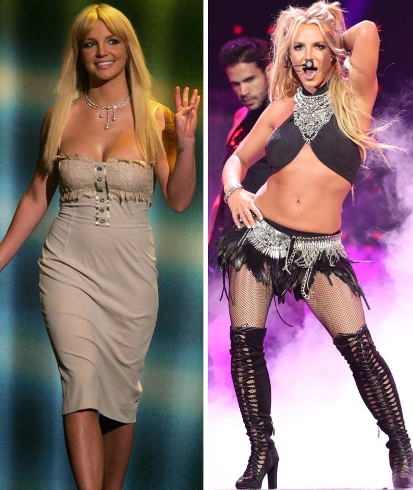 Britney Spears Then And Now Britney Spears Then And Now