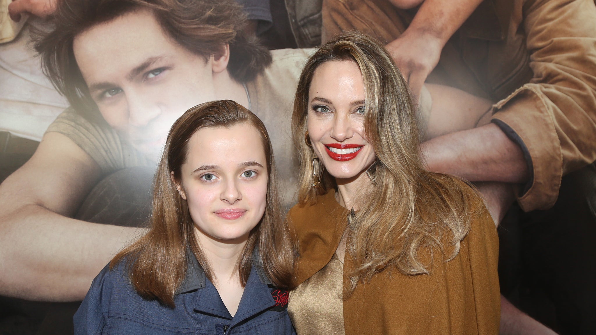 Angelina Jolie Does Rare Red Carpet Event with Daughter Vivienne, 15, and Son Pax, 20
