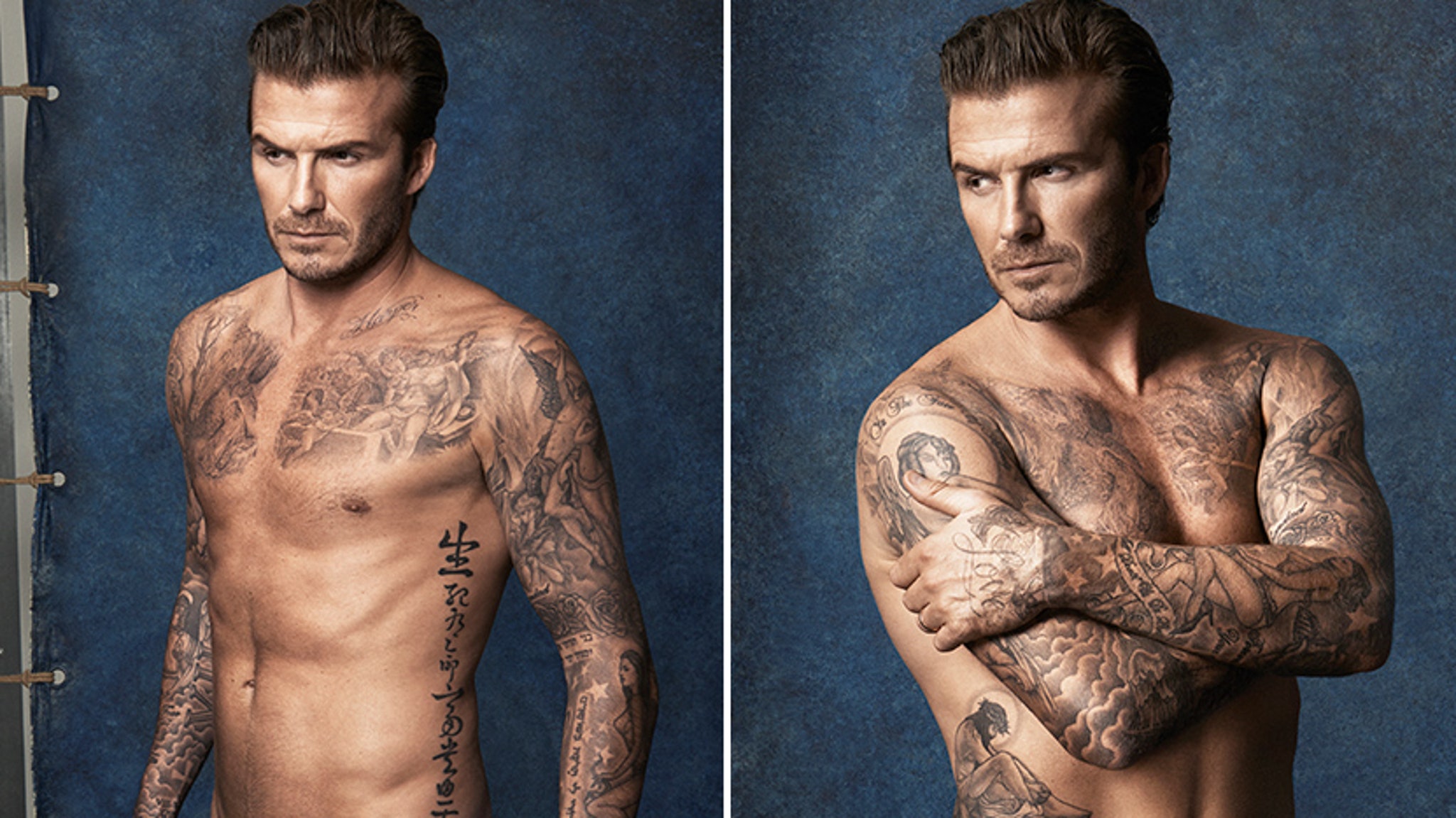 David Beckham flashes pants & tatts for new H&M ad | Daily Star