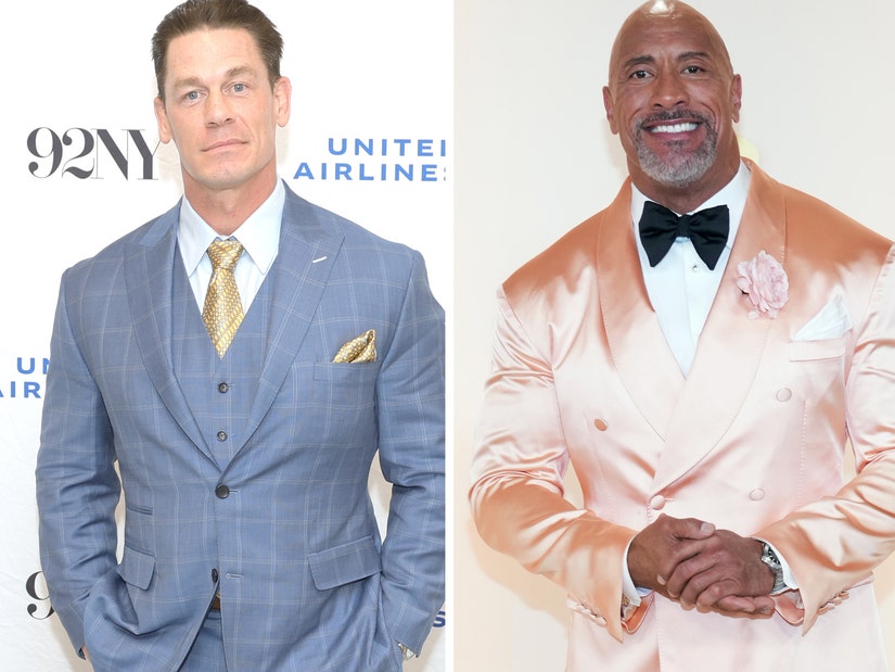 The Rock reveals the truth behind his 'beef' with WWE superstar John Cena -  and their relationship now - Mirror Online