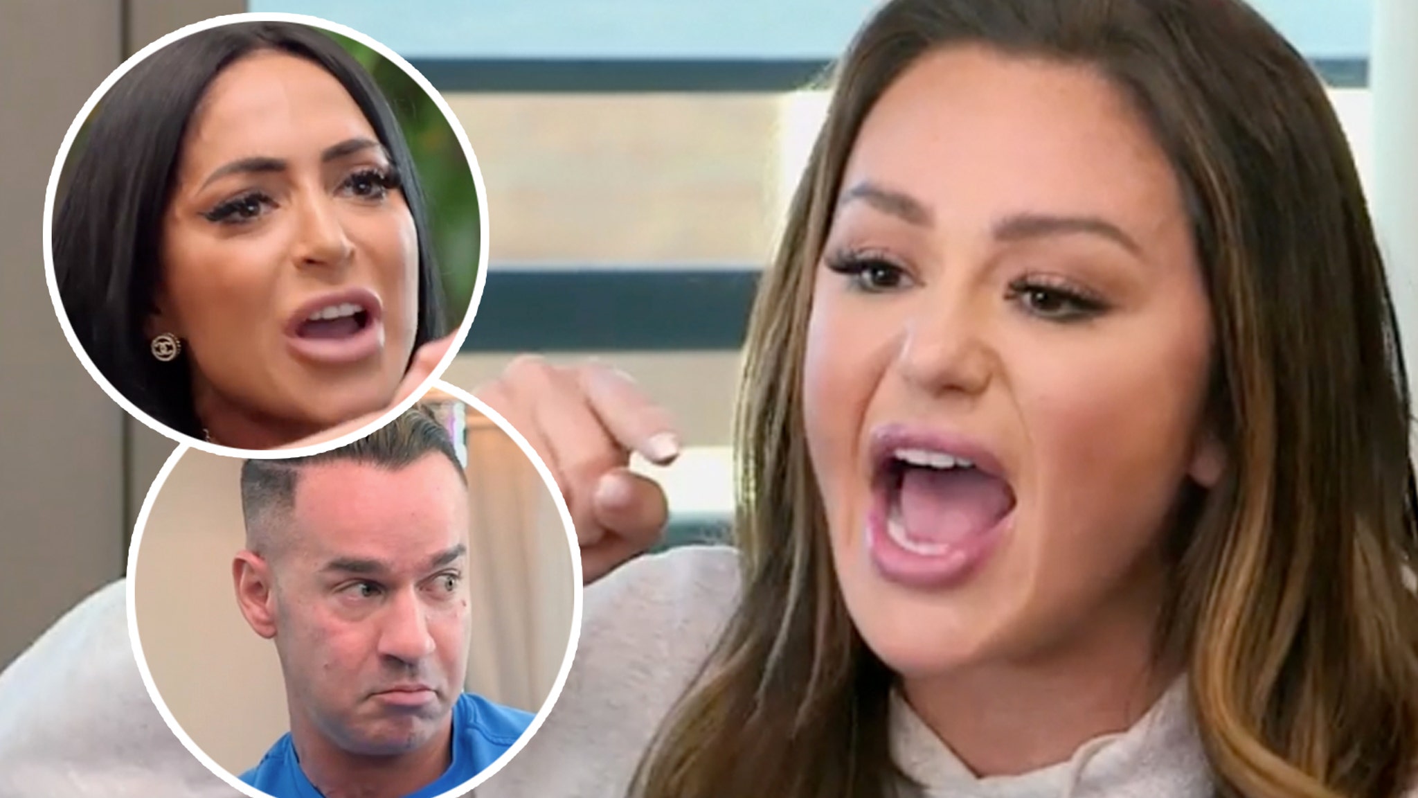 All Hell Breaks Loose as JWoww, Angelina and The Situation Fight Explodes on Jersey Shore Family Vacation