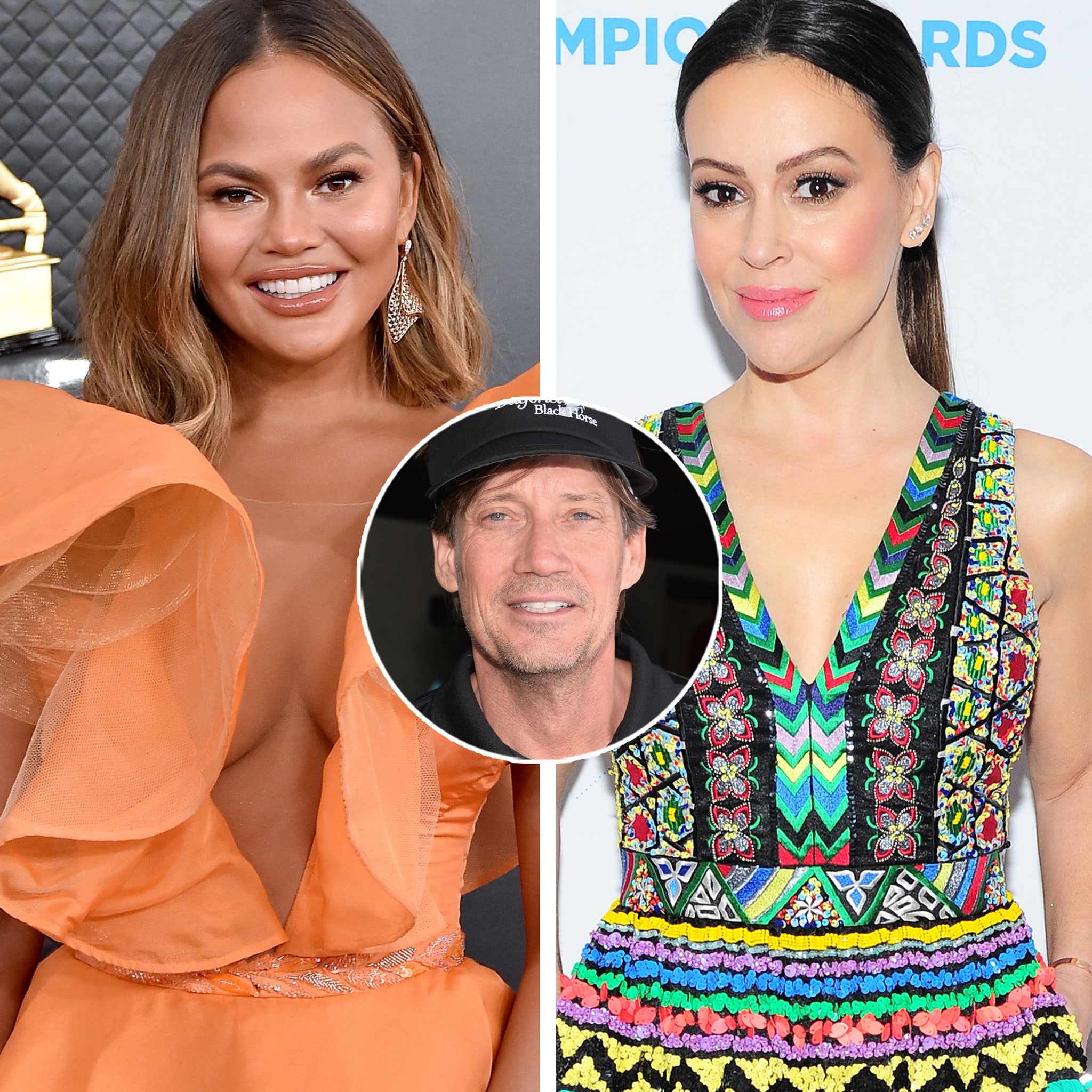 Chrissy Teigen, Alyssa Milano Roast Kevin Sorbo For Biden Flag Tweet