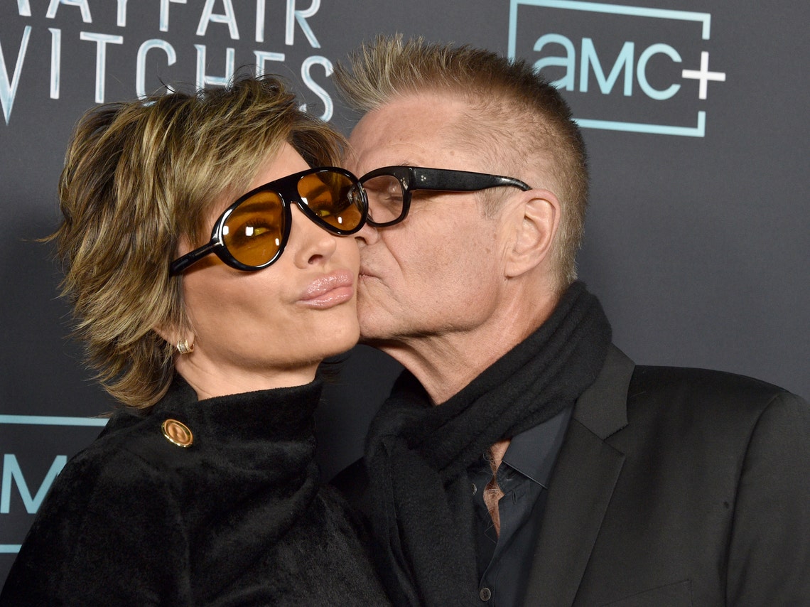 Lisa Rinna and Harry Hamlin are seen on December 31 2022 in Los