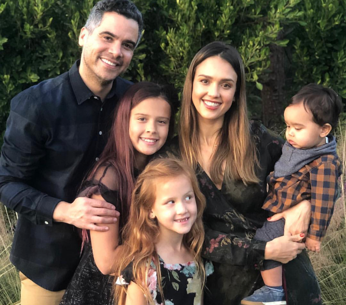 "Fam -Thankful for our given family and chosen family. Life is complicated and wonderful and magical and filled with so much of all the things- high and low- I’m so grateful to have my fam, gets me through it all. #rideordie #fam #thanksgiving #blessed #mywholeheart" Jessica Alba
