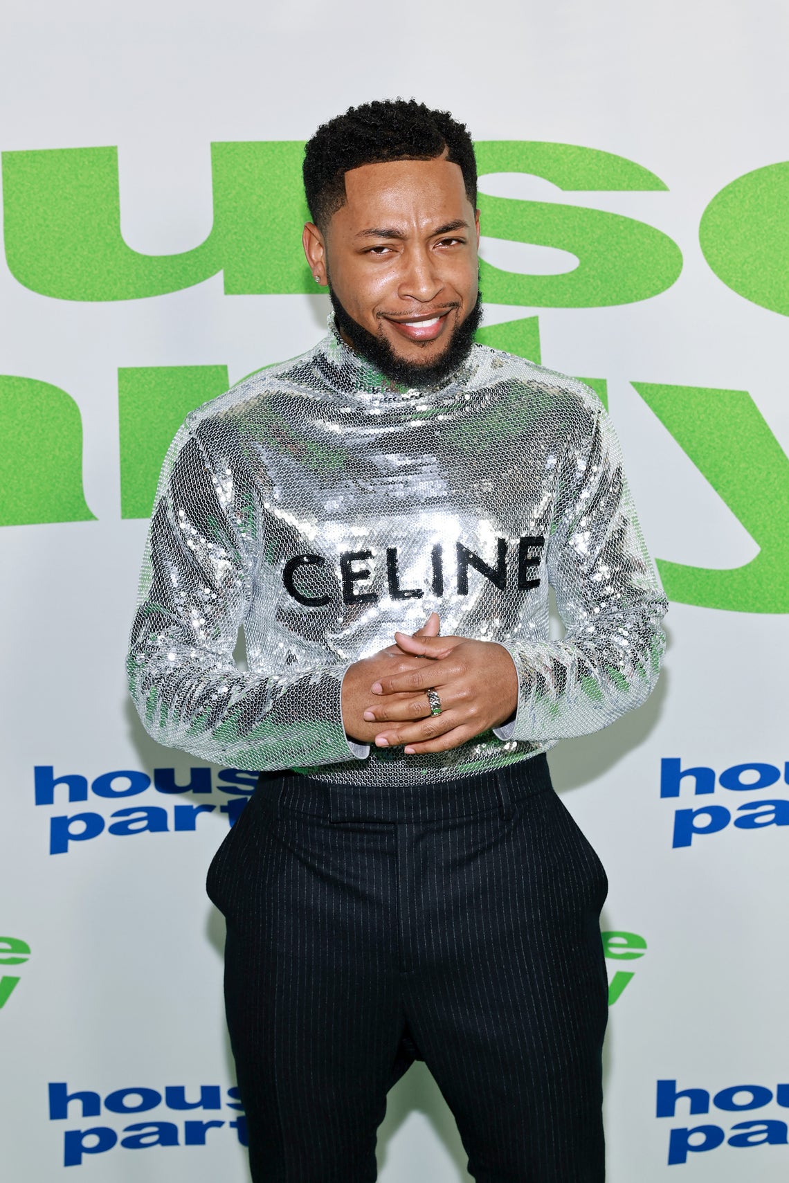 Jacob Latimore attends the Special Red Carpet Screening for New Line Cinema's "House Party" at TCL Chinese 6 Theatres on January 11, 2023 in Hollywood, California.
