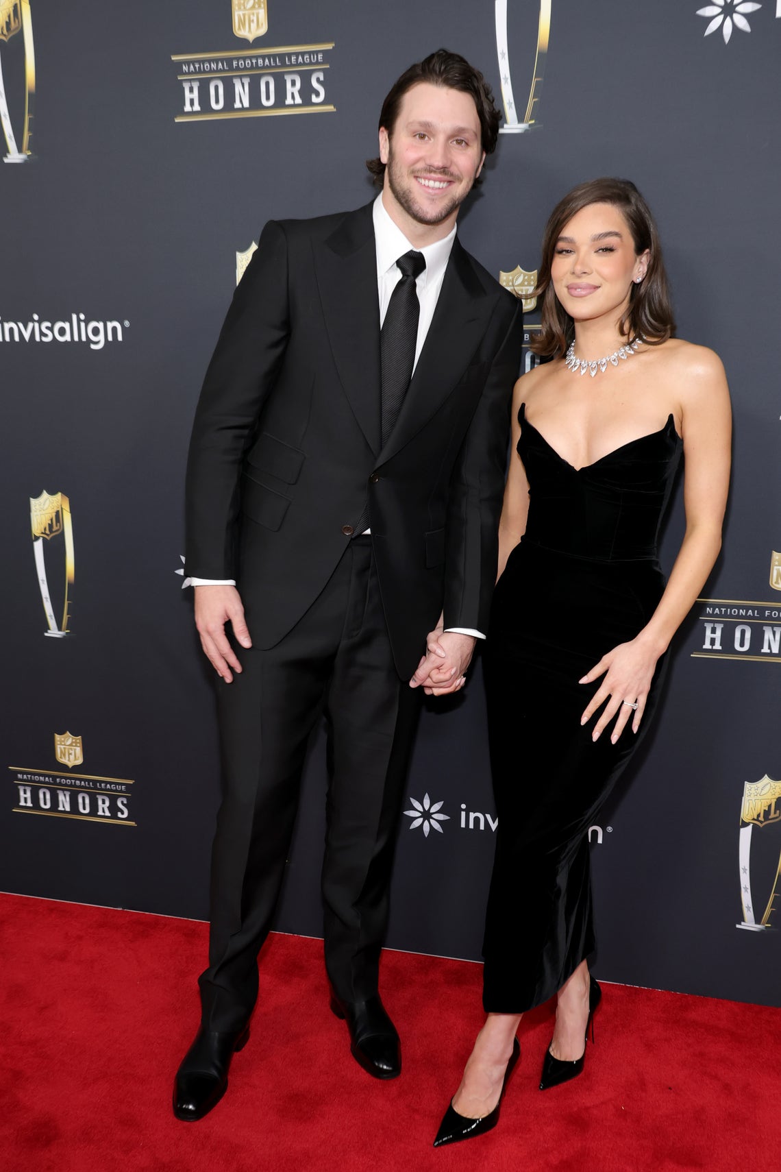 Josh Allen and Hailee Steinfeld