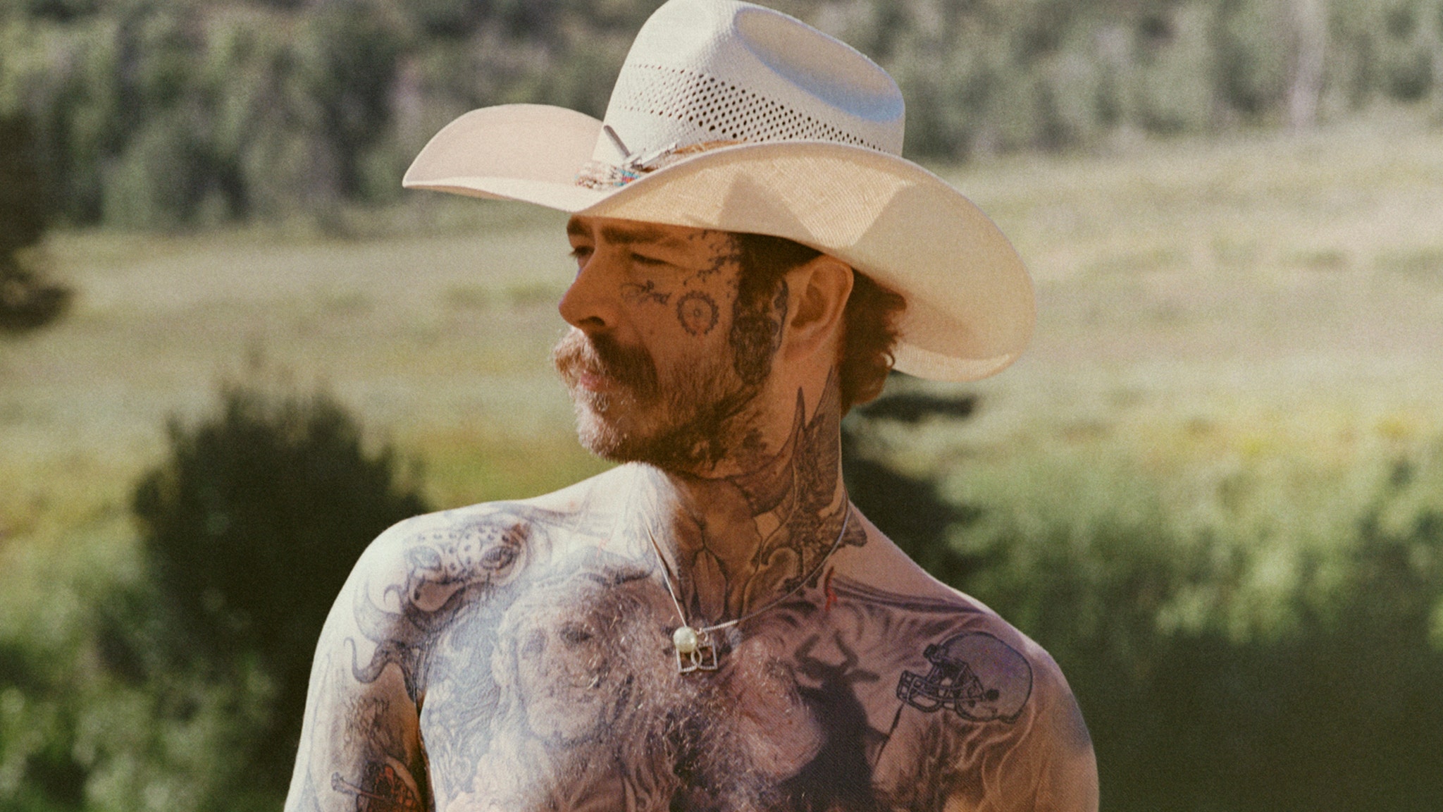 Post Malone Feels Like ‘Handsome Son of a B–ch’ Modeling Underwear for SKIMS